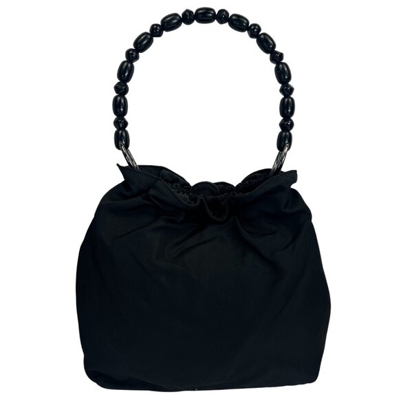 Christian Dior Black Nylon Maris Pearl Handbag - Picture 1 of 12